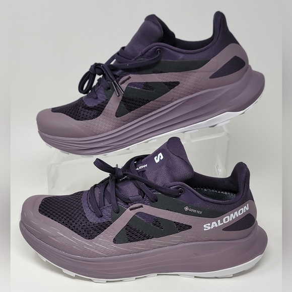 Salomon Ultra Flow Gore-Tex Women's Size 9.5 Sneakers Running Shoes Purple New - Picture 3 of 12